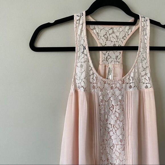 Gentle Fawn Pink Racerback Lace Detail Dress - Picture 3 of 8